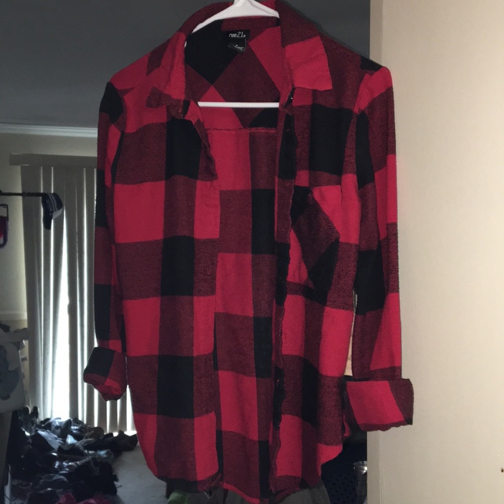 Rue21 Plaid Shirt S